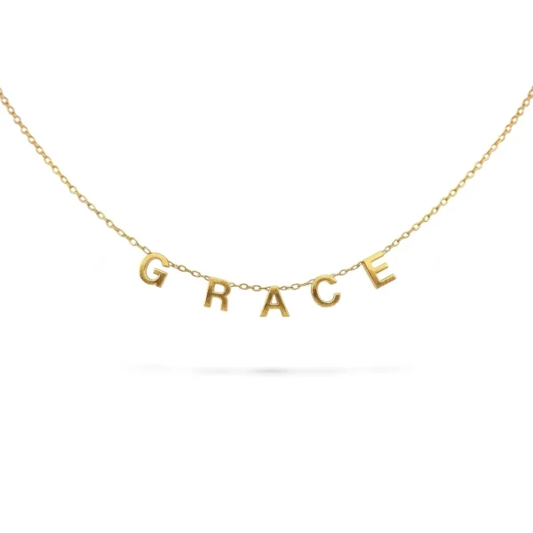 Unique Letter Name Necklace – Custom Name Jewelry