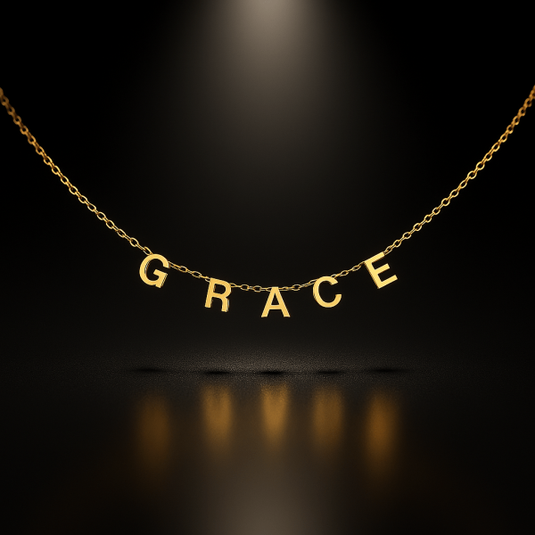 Unique Letter Name Necklace – Custom Name Jewelry