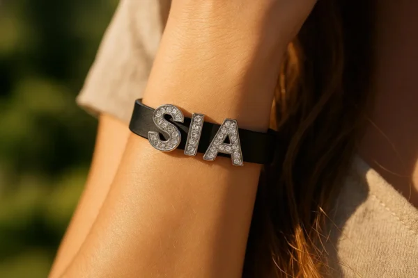 Exquisite Personalized Rhinestone Name Bracelet - Pure Love - Image 8