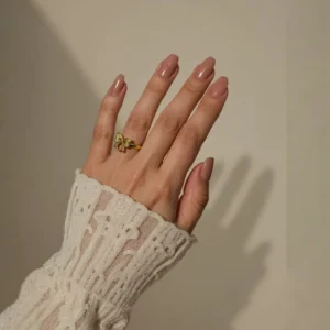 Charming Bow Knot Ring | Custom Engraved Sterling Silver