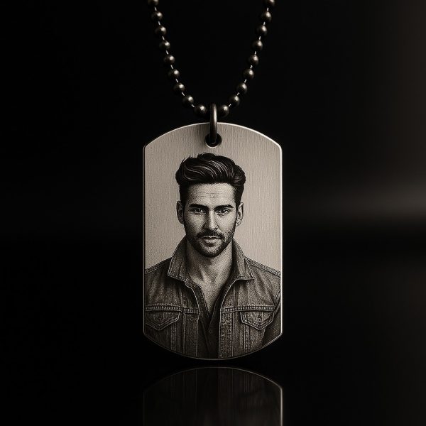 Classic Personalised Dog Tag Necklace – Premium Custom & Engraved Gift