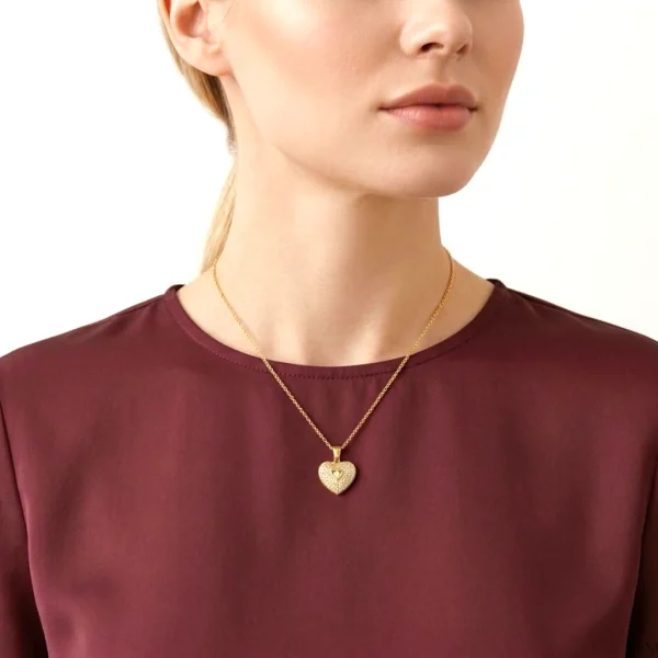 Zircon Laid Chic Necklace – Radiant Elegance for Modern Women
