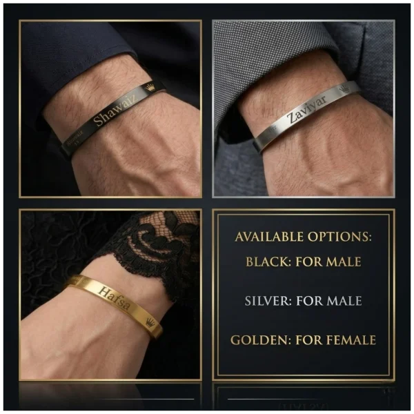 Exclusive Cuff Bracelet Men – Modern Jewelry in Pakistan