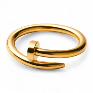 Bold Bent Nail Head Ring: Unique and Customizable Jewelry