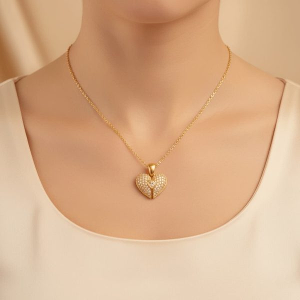 Zircon Laid Chic Necklace – Radiant Elegance for Modern Women