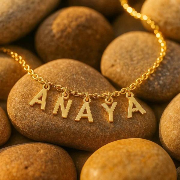 Unique Letter Name Necklace – Custom Name Jewelry