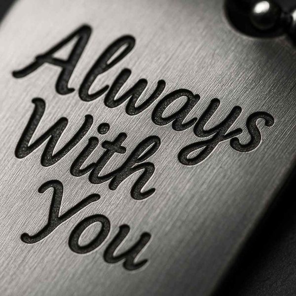 Personalised Mixed Metal Photo Tag Necklace – Stainless Steel