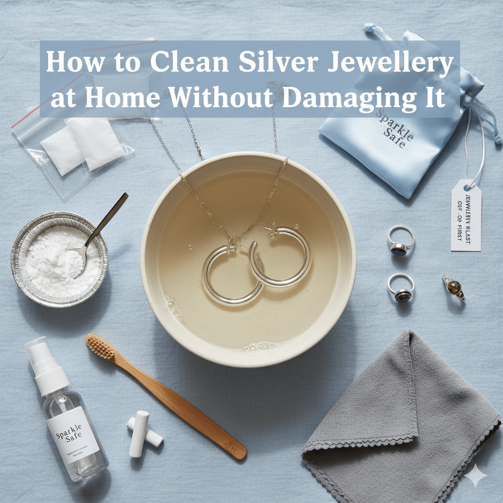 Read more about the article How to Clean Silver Jewellery at Home Without Damaging It