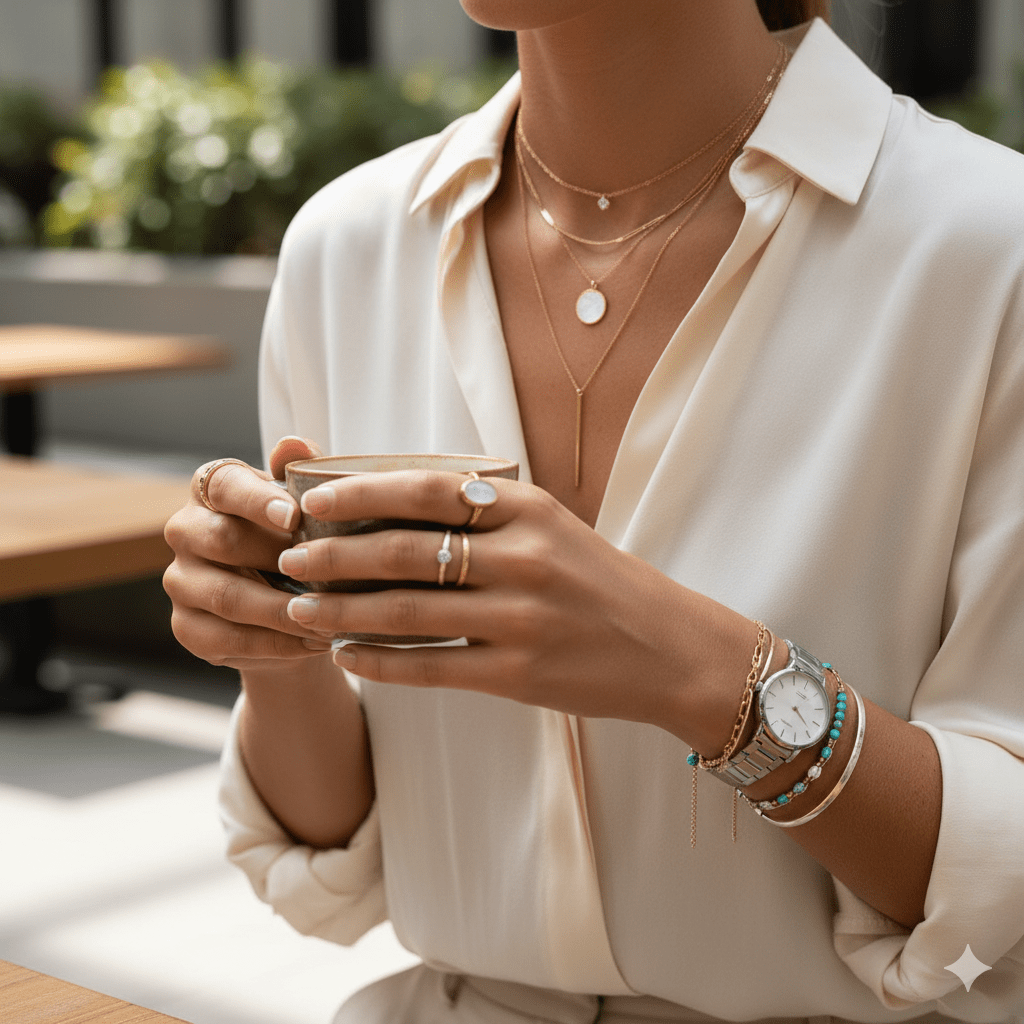 Read more about the article Jewellery Layering Ideas for Everyday Wear | Style Guide 2025