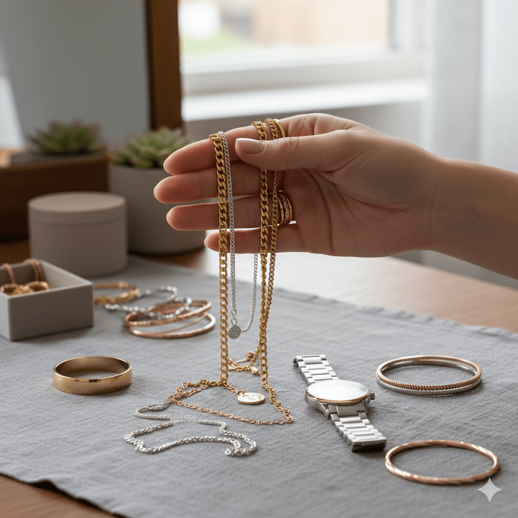 Read more about the article Mixed Metal Jewelry: Your Guide to Pairing Gold, Silver, and Steel