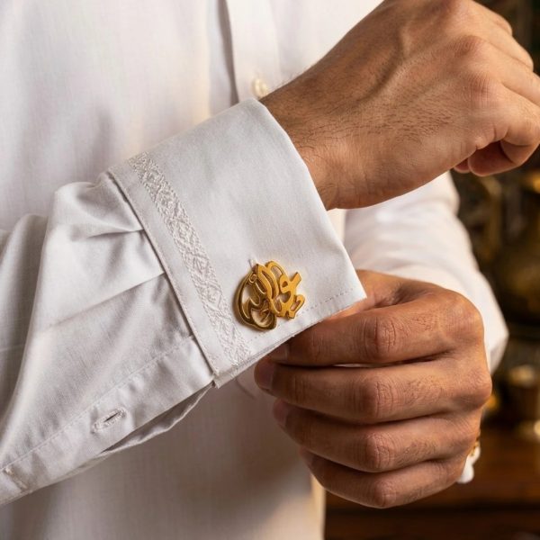 Custom Arabic Calligraphy Name Cufflinks / Studs