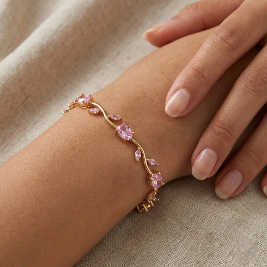 gold-pink-tulip-bracelet